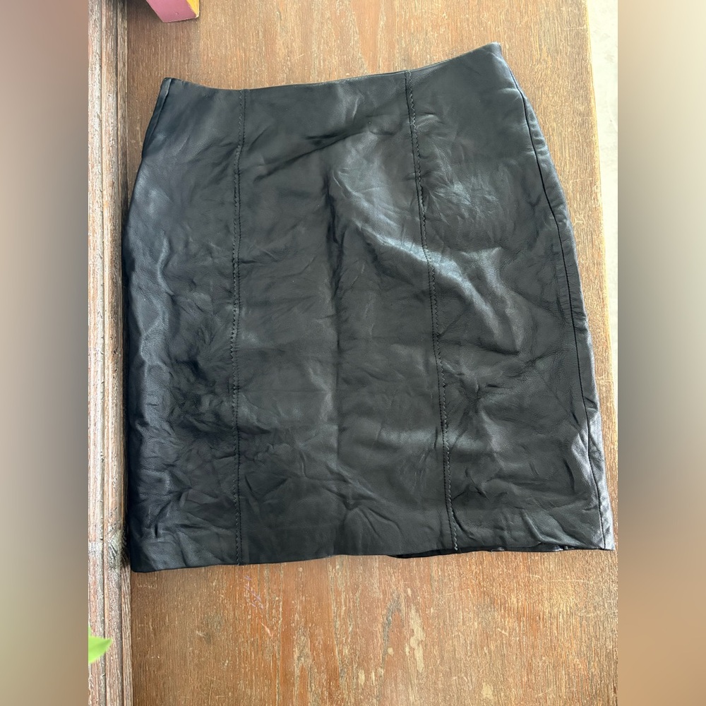 Vintage Danier 100% Leather Skirt